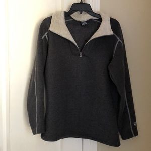 BARELY WORN KUHL Grey pullover